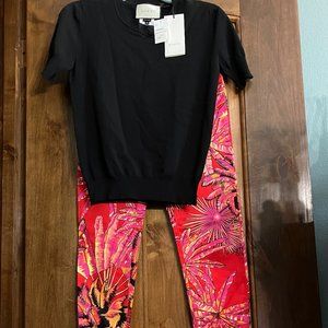 Gucci Short Sleeve Sweater Shirt Top and Versace x H&M Denim